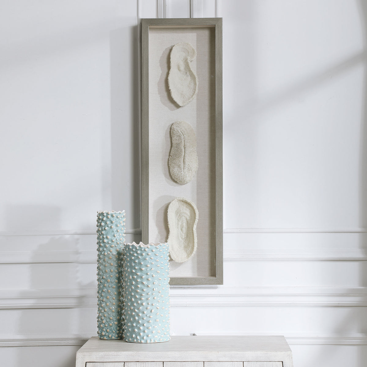 Uttermost White Coral Shadow Box