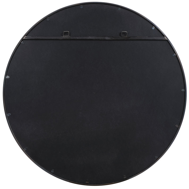 Uttermost Belham Round Iron Mirror