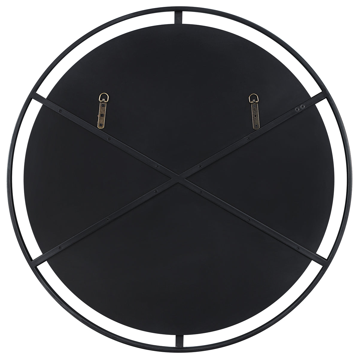 Uttermost Cashel Round Iron Mirror