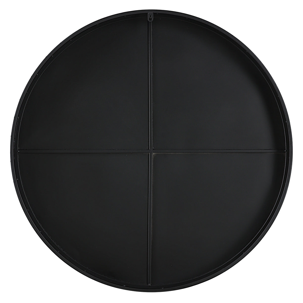Uttermost Cerelia Black Round Mirror