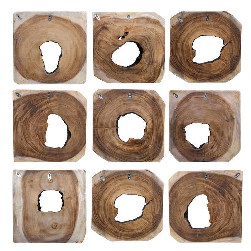 Uttermost Bahati Ebony Wood Wall Art, S/9
