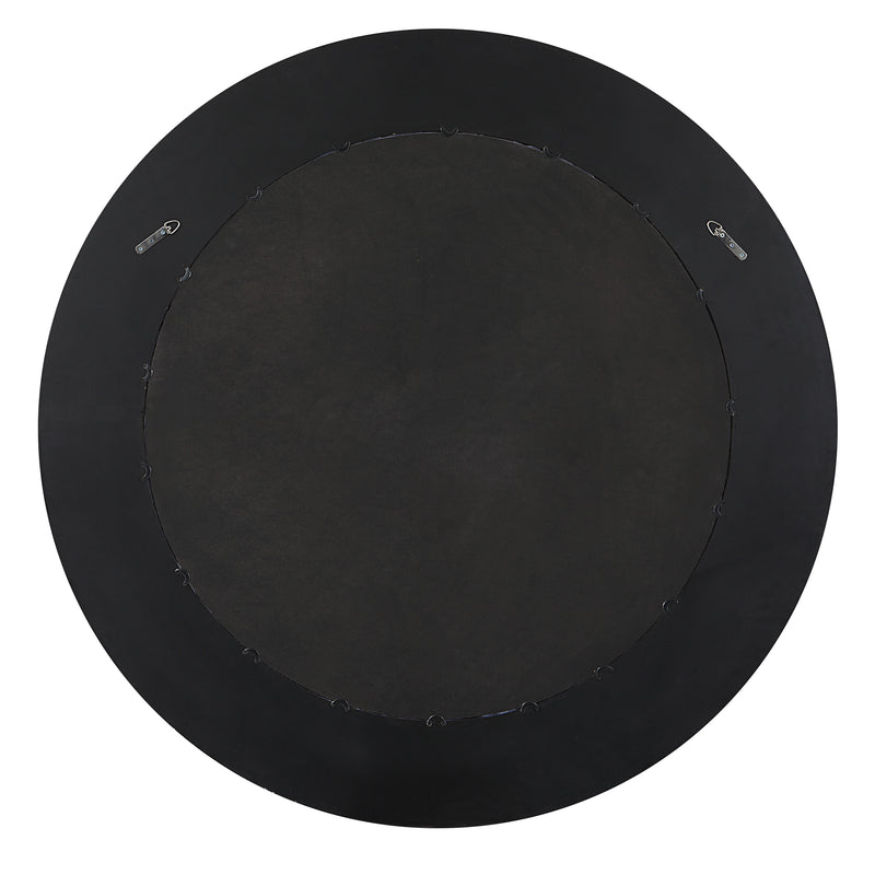 Uttermost Stockade Dark Round Mirror