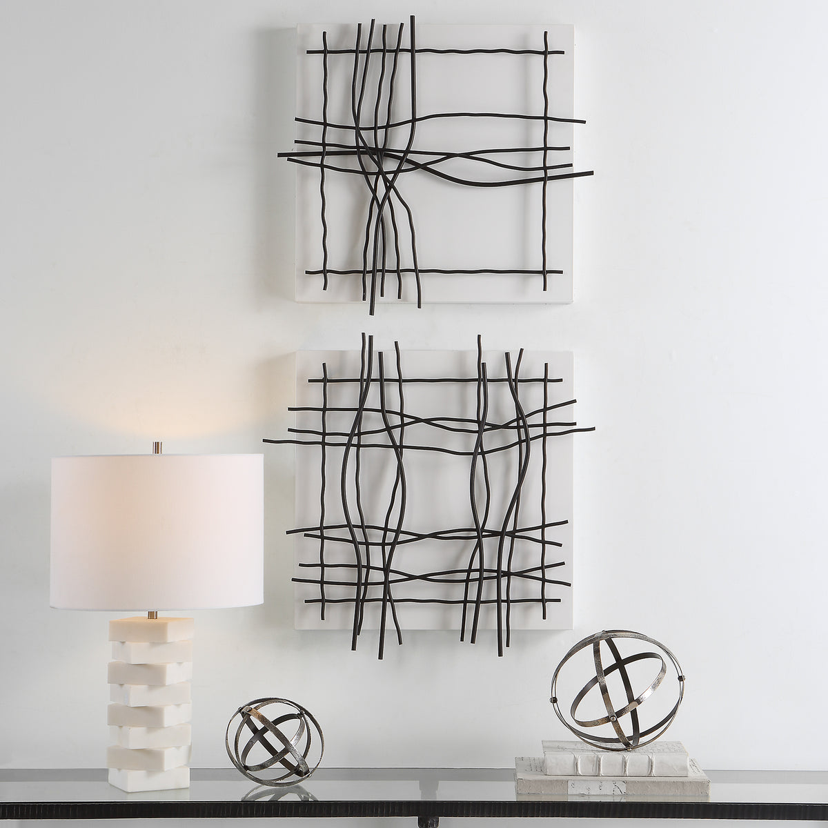 Uttermost Genesis Metal Wall Decor, S/2