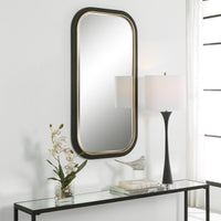 Uttermost Nevaeh Curved Rectangle Mirror