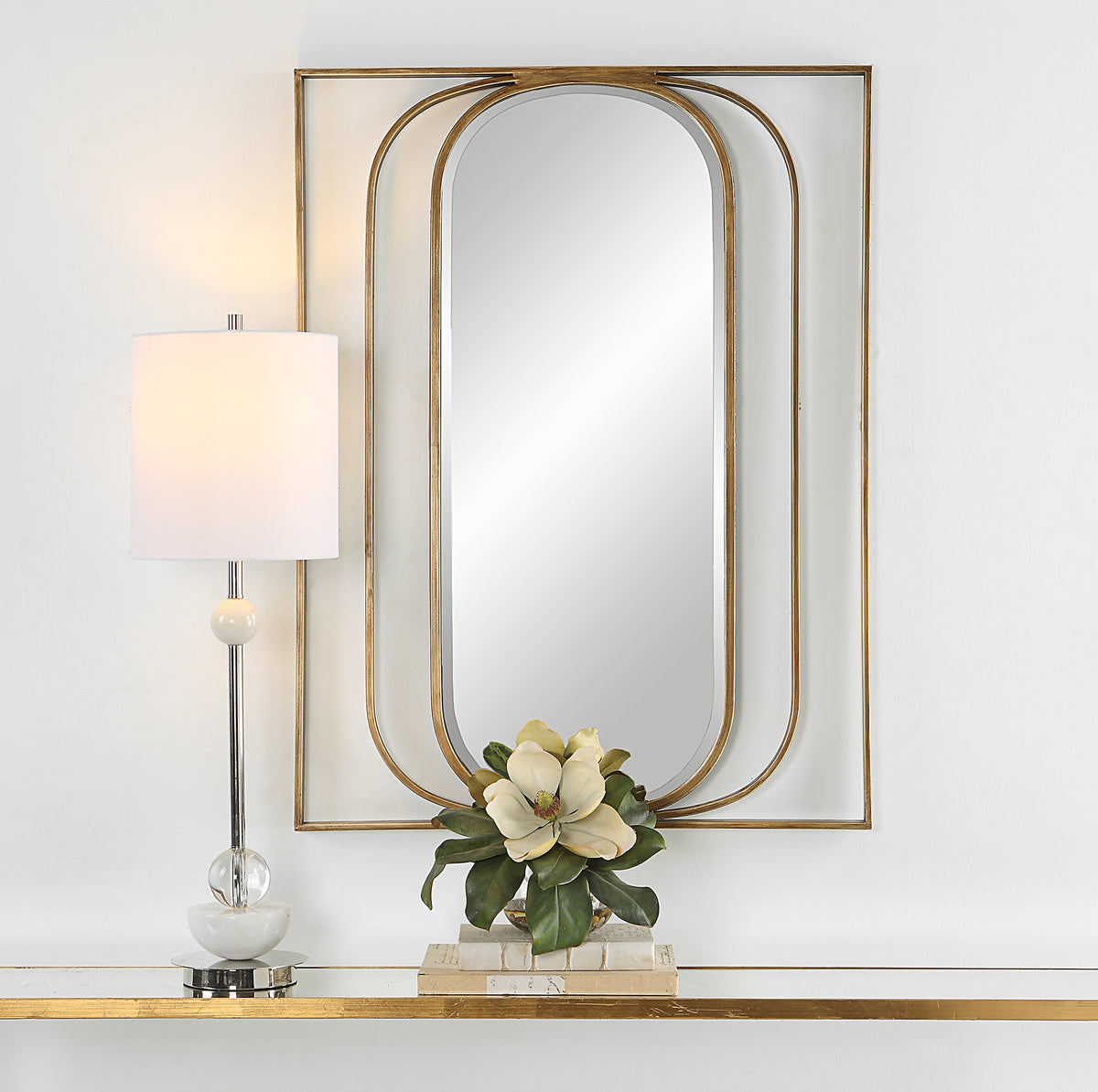 Uttermost Replicate Contemporary Oval Mirror