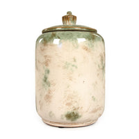 Ivory and Jade Jar Large by Zentique