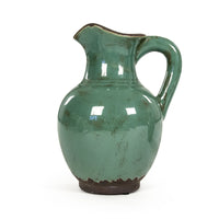 Distressed Green Pitcher Small by Zentique