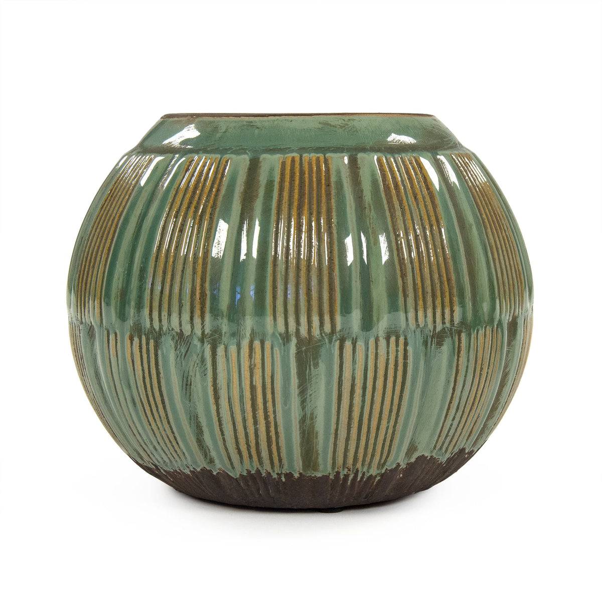 Distressed Green Vase Large by Zentique