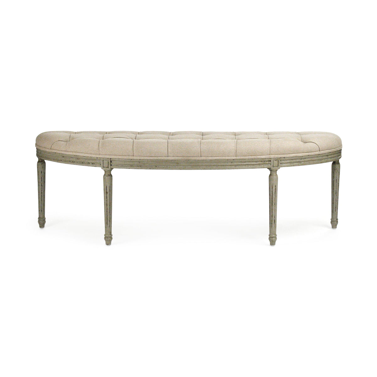 Louis Curve Bench by Zentique