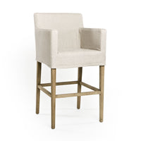 Avignon Slipcover Bar Stool by Zentique