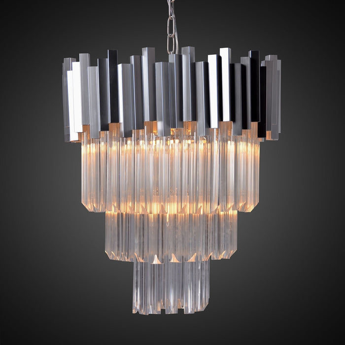 4-Tier Crystal Chandelier by Zentique