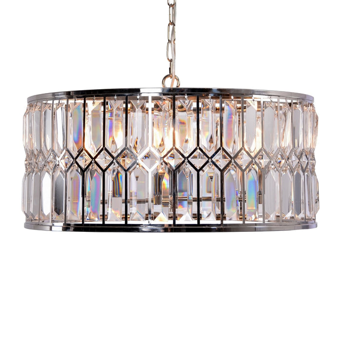 Crystal Drum Chandelier by Zentique