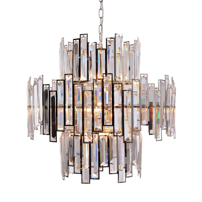 Abstract Crystal Chandelier by Zentique