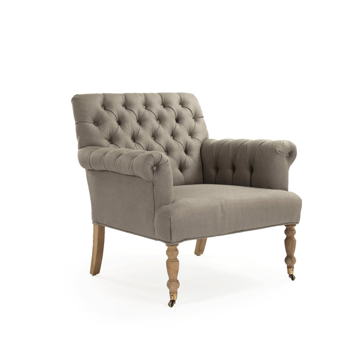 Lorraine Tufted Arm Chair by Zentique
