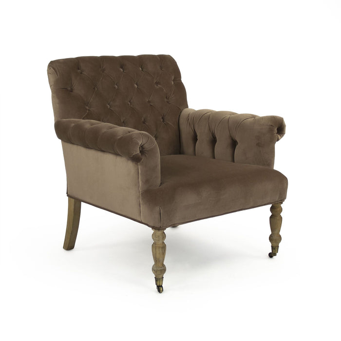 Lorraine Tufted Arm Chair by Zentique