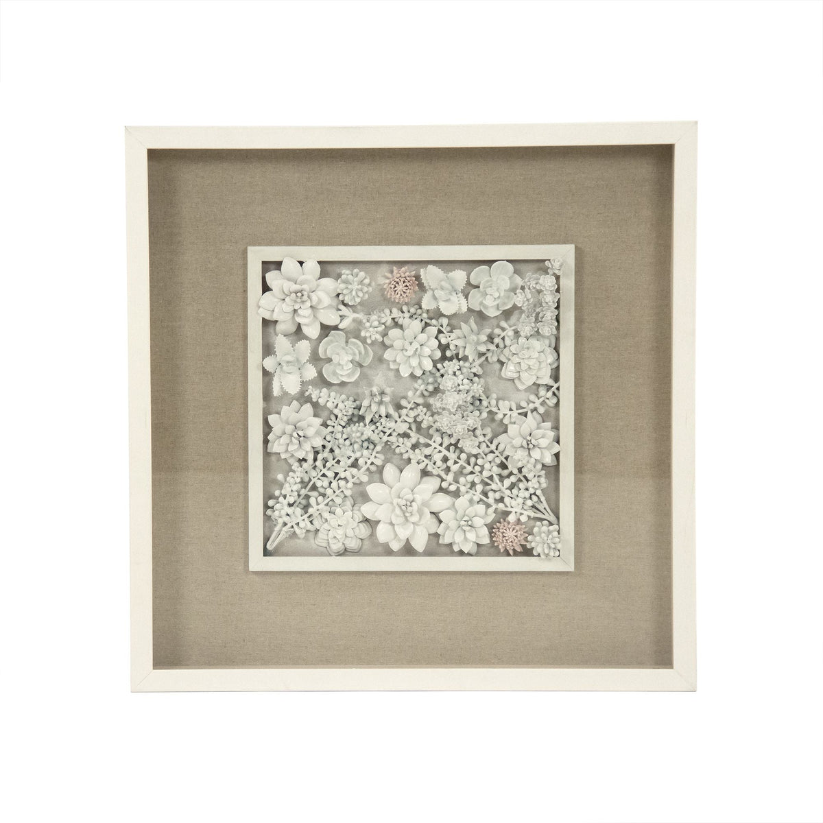 Abstract Ceramic Botanical Wall Art by Zentique