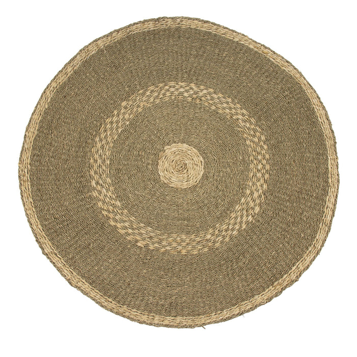 Round Striped Area Rug by Zentique