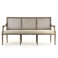 Louis Cane Back Bench by Zentique