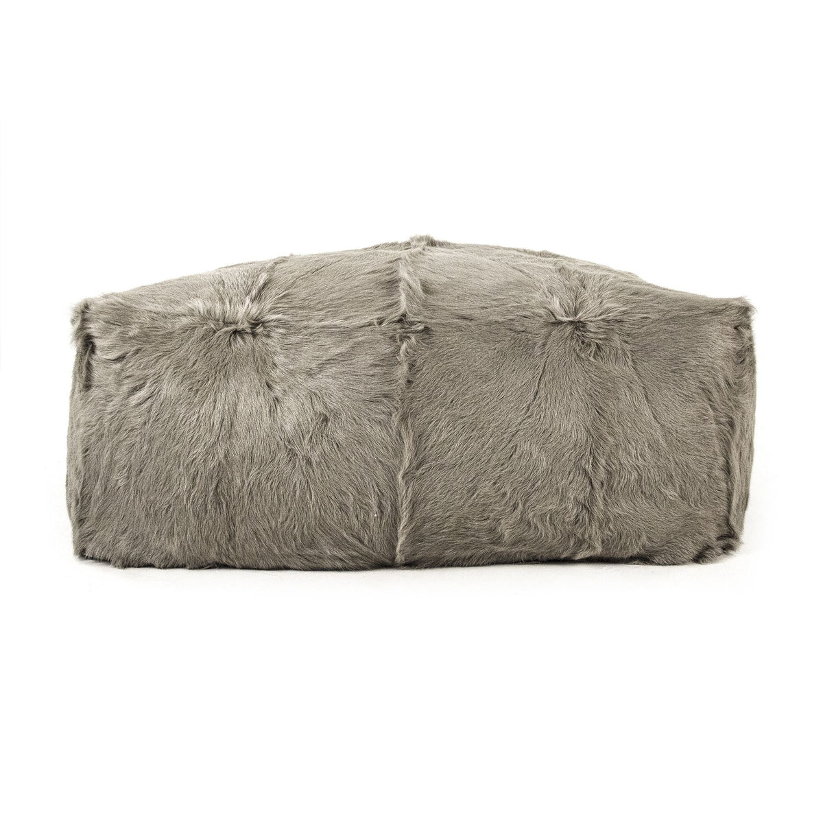 Tibetan Goat Fur Ottoman by Zentique