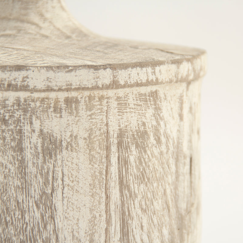 Wooden Finial Urn by Zentique