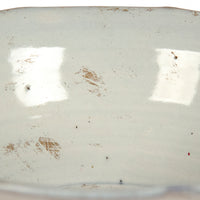 Distressed Off-White Flare Bowl by Zentique