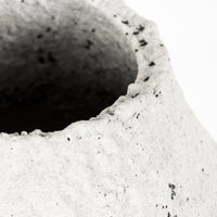 Distressed Grey and White Large Vase (14A113) by Zentique