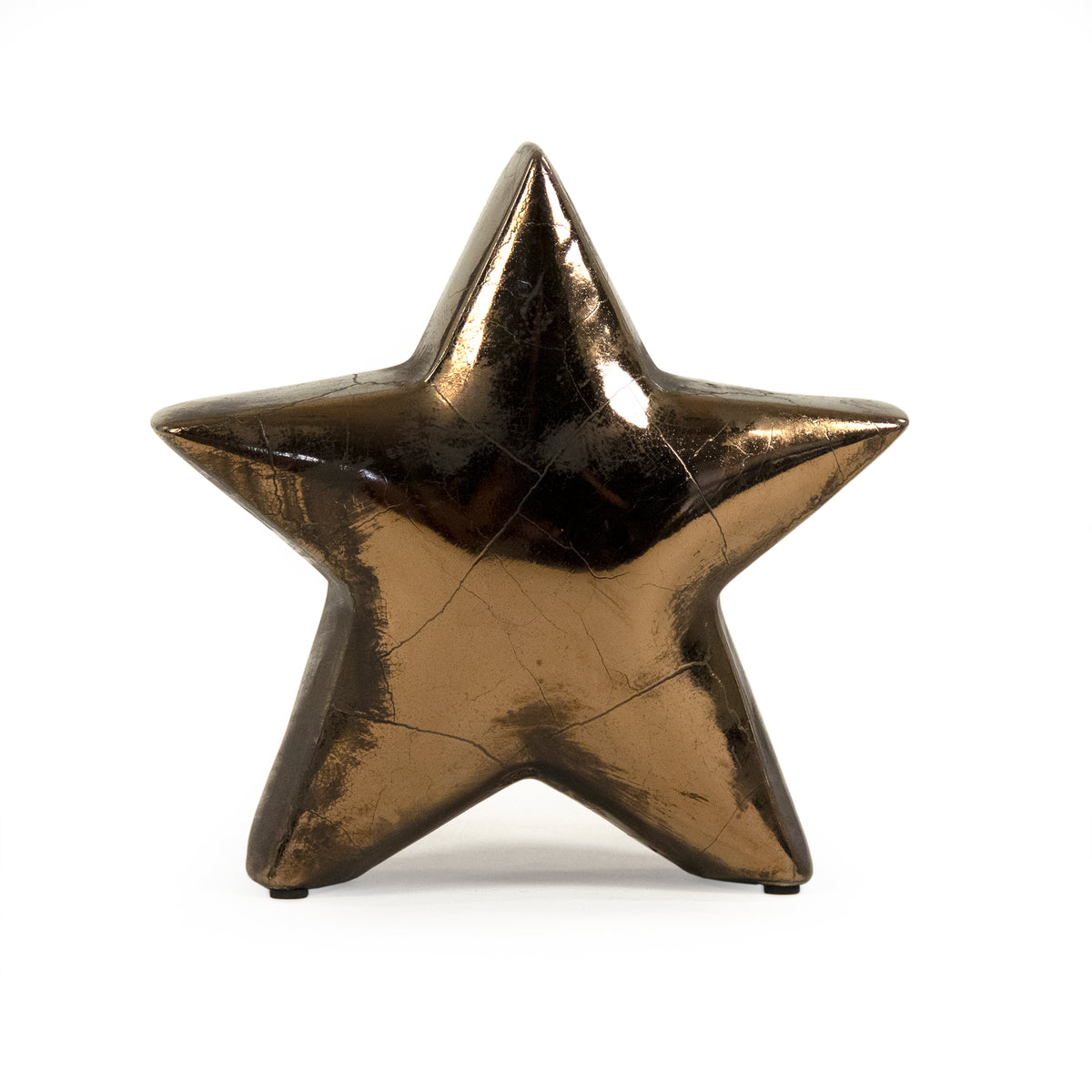 Distressed Metallic Bronze Star (9410M A773) by Zentique