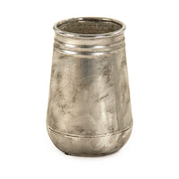 Distressed Metallic Silver Vase (10039S A840) by Zentique