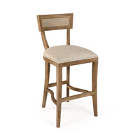 Carvell Cane Back Bar Stool by Zentique