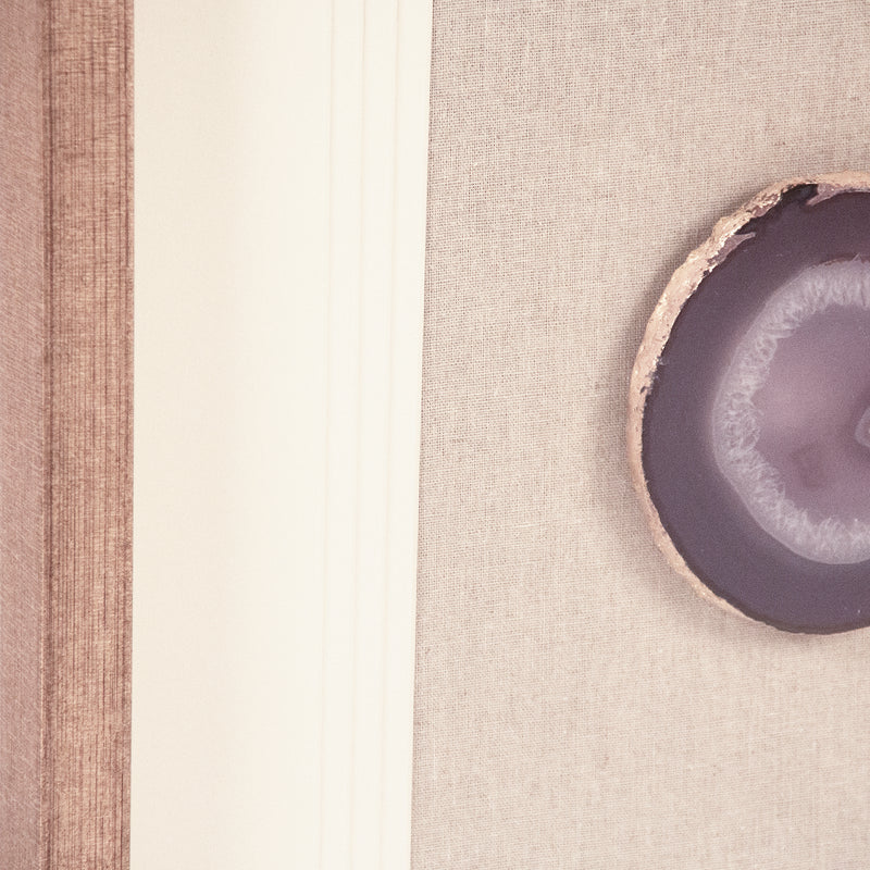 Purple Geode Acrylic Wall Art by Zentique