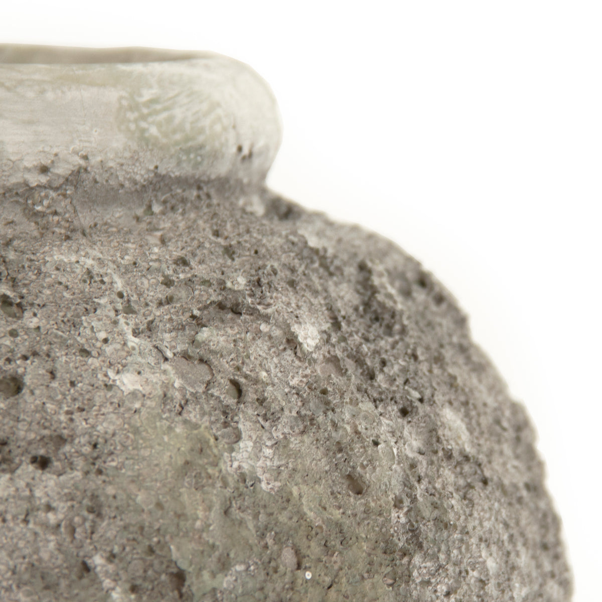 Distressed Grey Vase  (8383S A717) by Zentique