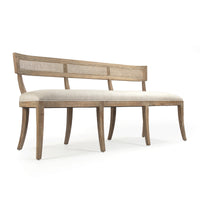 Carvell Cane Back Bench by Zentique
