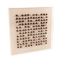 Gold/Black Stone Acrylic Framed Wall Art by Zentique