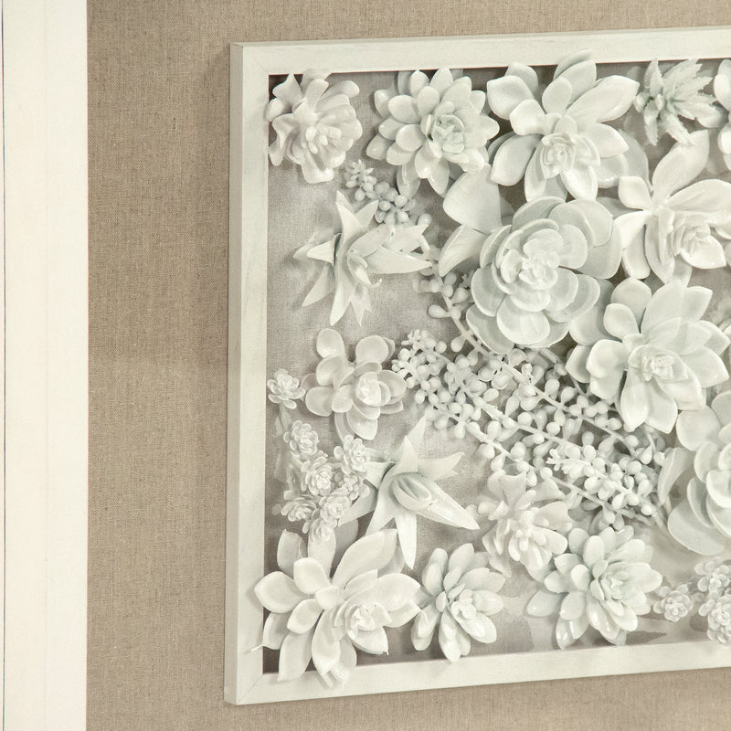 Abstract Ceramic Botanical Wall Art by Zentique