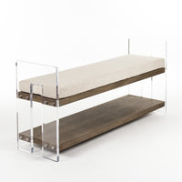 Dylan Acrylic Bench by Zentique