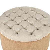 Round Ottoman by Zentique