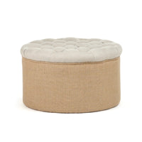 Round Ottoman by Zentique