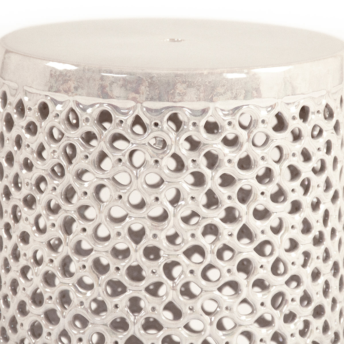 Lanie Garden Stool Grey by Zentique